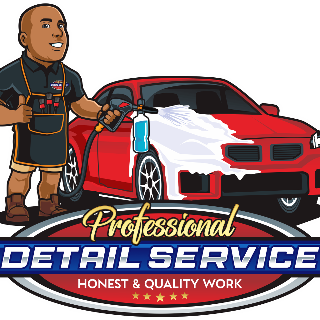 Professional Detail Service Logo WITH BORDER